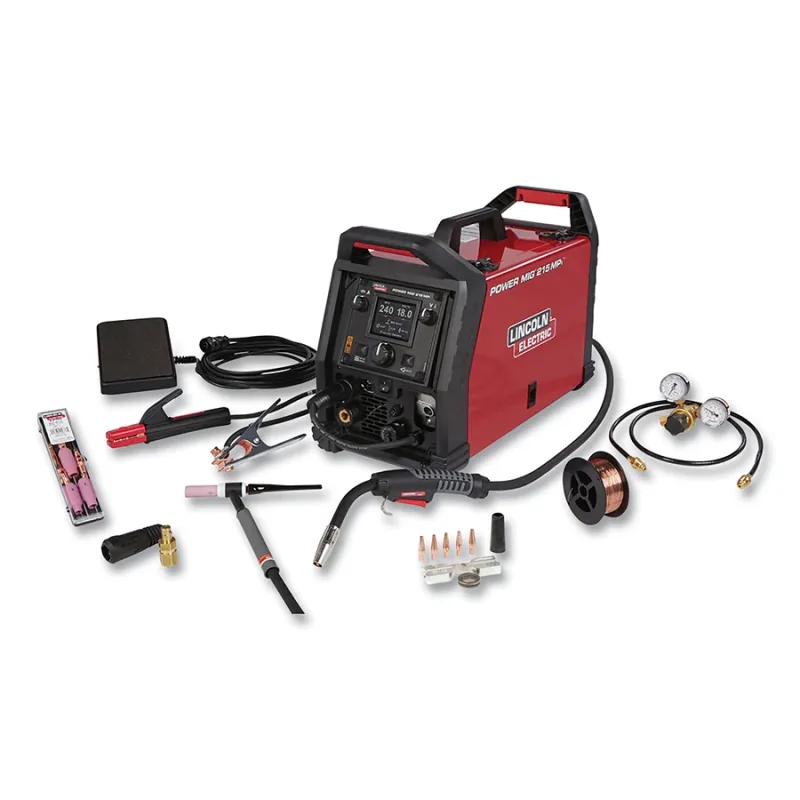 POWER MIG® 215 MPi™ Multi-Process Welder TIG One-Pak®, 200 A, 230 V