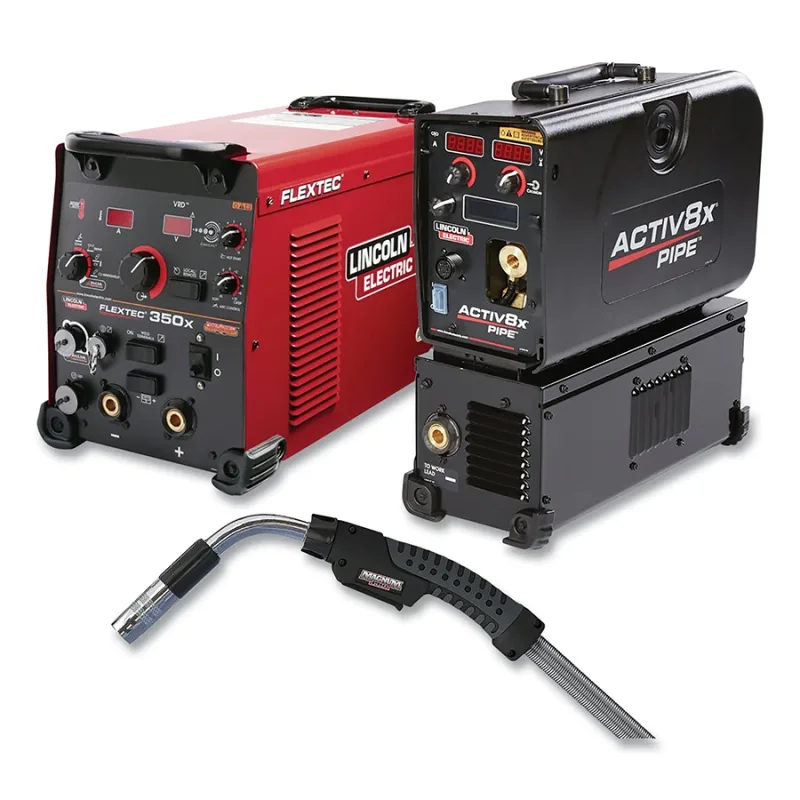 Flextec 350X PowerConnect / Activ8X Pipe One-Pak Multi-Process Welder, 425 A, 200 to 600 V