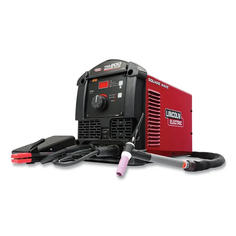 Square Wave® TIG 200 Welder, GTAW, SMAW, 1-Phase, Includes Accessories