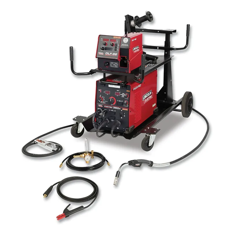 Flextec 350X PC / DLF-82 Ready-Pak MIG Welding System, 425 A, 380 to 575 V