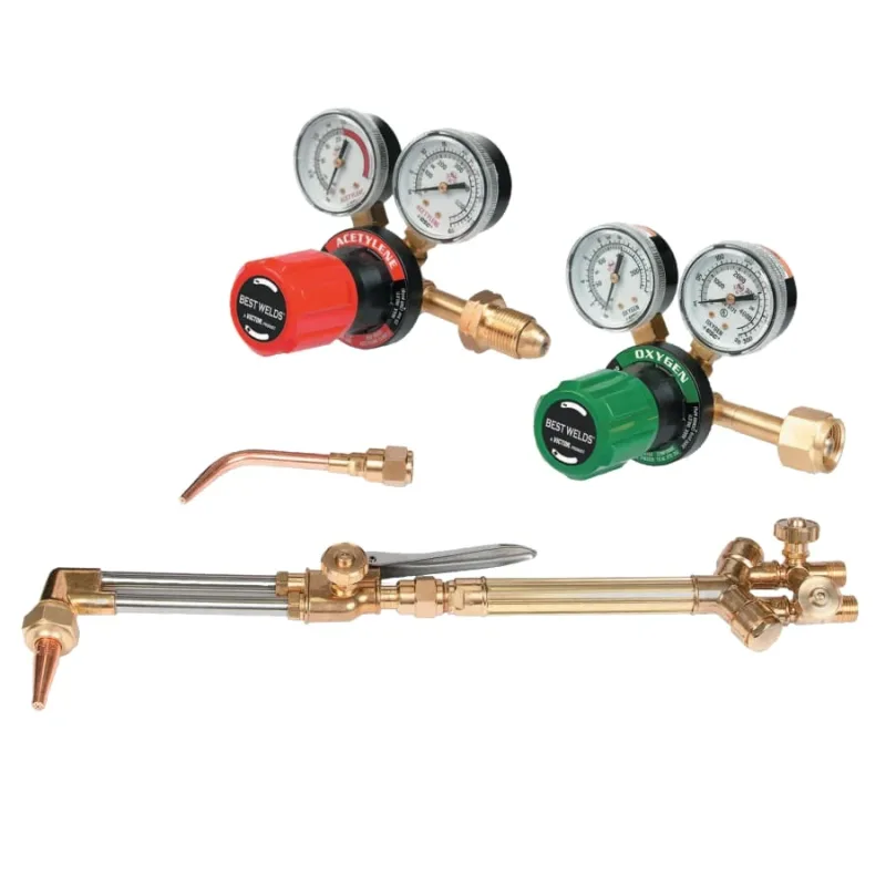 G250 Series Cutting and Welding Outfit, 1/2 in to 5 in Cutting Cap, CGA-540/CGA-300, Deluxe