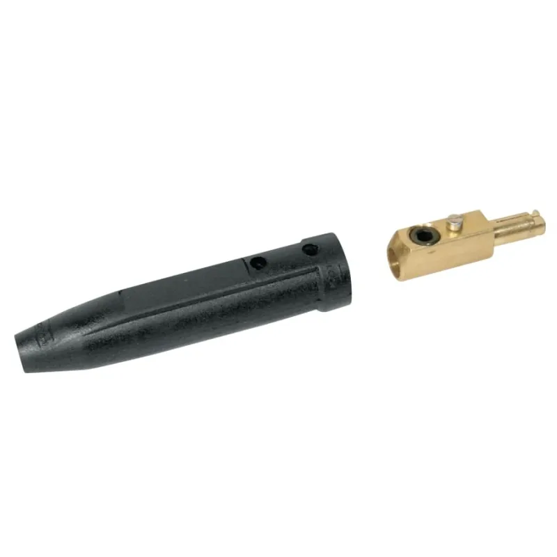 Cable Connector, Male, Ball Point Connection, #4 AWG to #1 AWG Cable Capacity