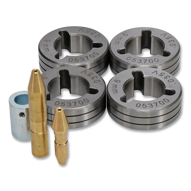 Miller® Style Drive Roll Kit, 4 Drive Roll, VK-Groove, 0.045 in Wire Size