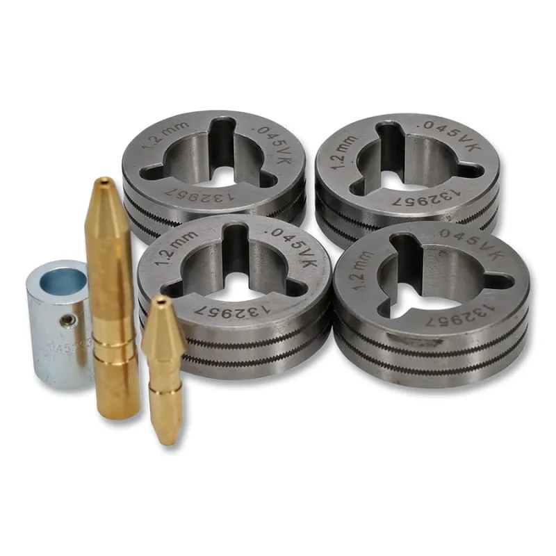 Miller® Style Drive Roll Kit, 4 Drive Roll, VK-Groove, 0.045 in Wire Size