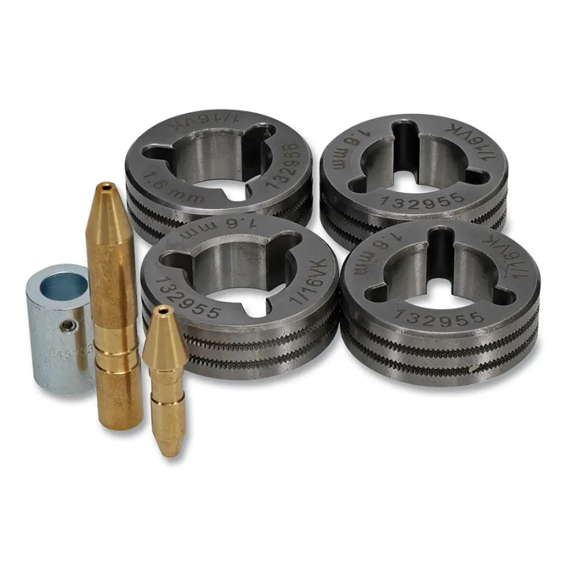 Miller® Style Drive Roll Kit, 4 Drive Roll, VK-Groove, 1/16 in Wire Size