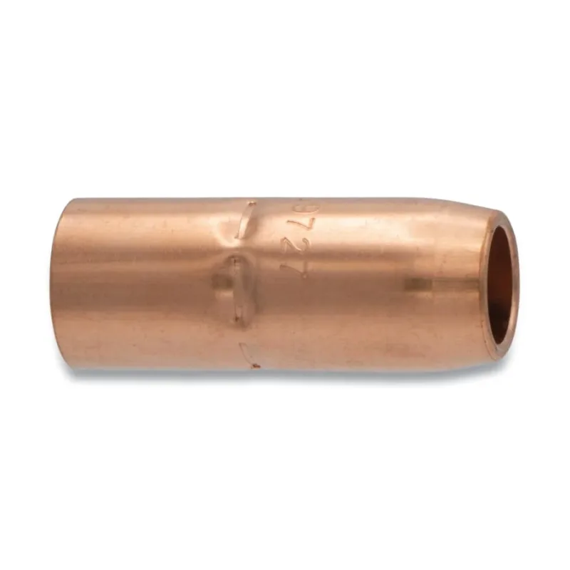 MIG Gun Nozzle, 5/8 in Bore, 1/8 in Stick-Out, Miller® Style, Copper