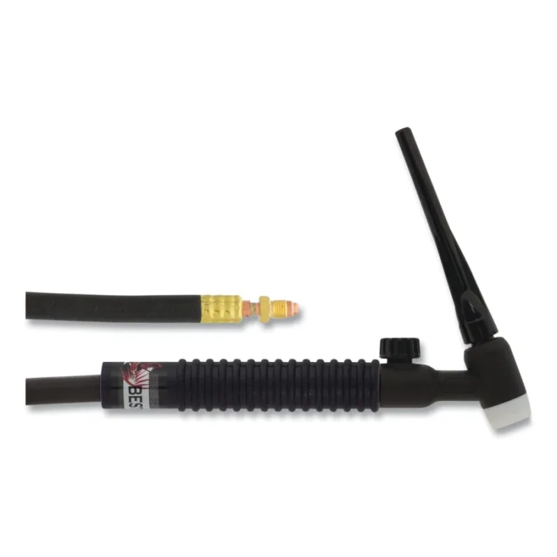 17FV TIG Torch Package, Air Cooled, 150 A, Flex Head with Valve, 2-Pc 12.5 ft Cable, Vinyl