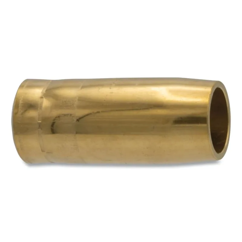 MIG Gun Nozzle, Standard, 3/4 in, for Miller® FasTip™ Style, Brass
