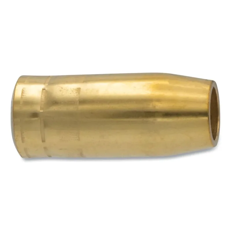 MIG Gun Nozzle, Standard, 5/8 in, for Miller® FasTip™ Style, Brass