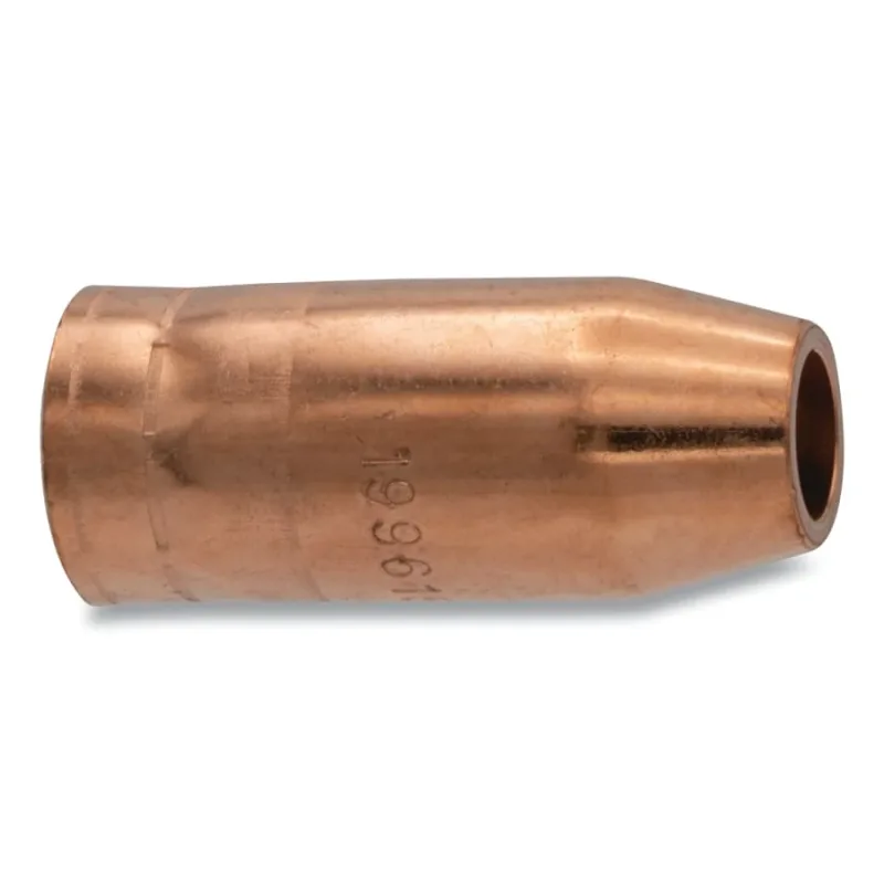MIG Gun Nozzle, Standard, 1/2 in, for Miller® FasTip™ Style, Copper