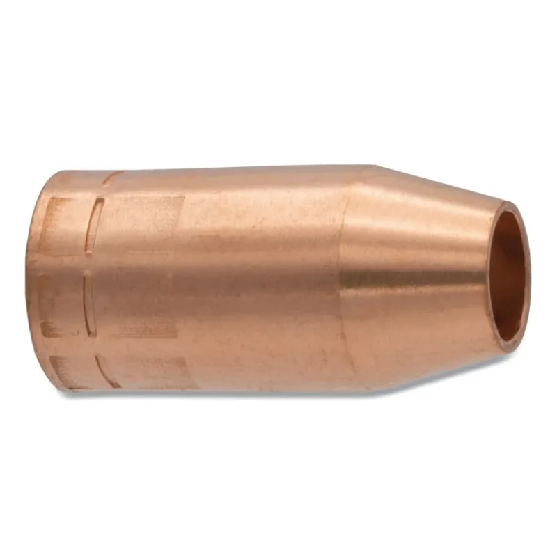 MIG Gun Nozzle, Heavy-Duty, 5/8 in, for Miller® FasTip™ Style, Copper