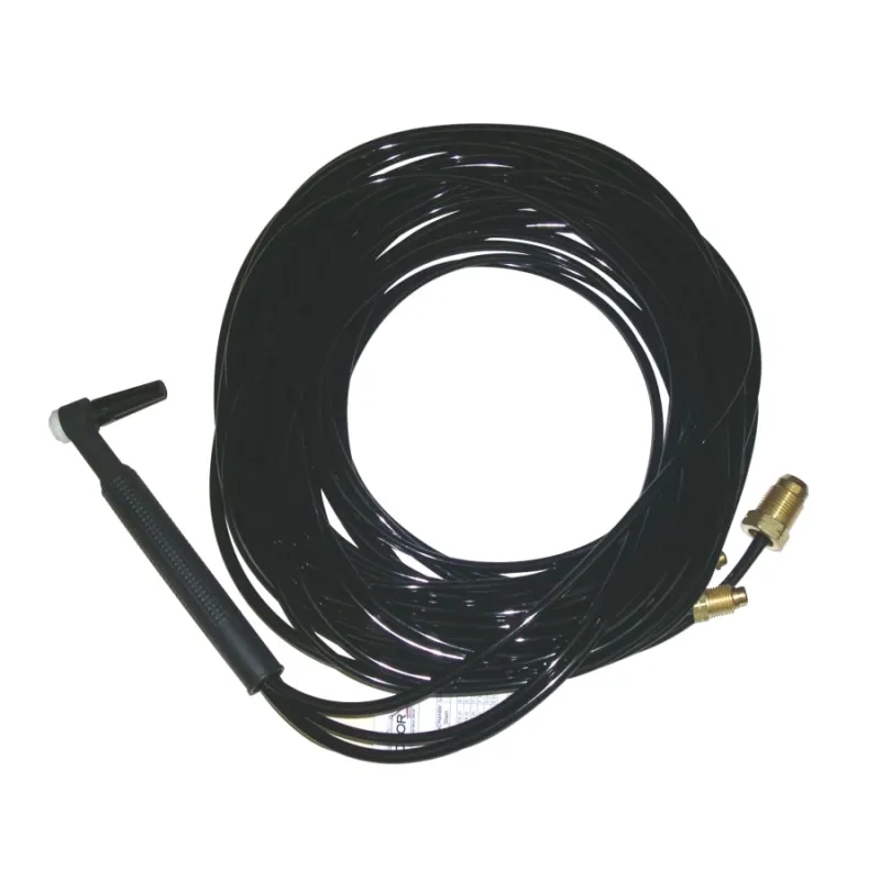 20 TIG Torch Package, Water Cooled, 250 A, Rigid Head, 25 ft Cable, Vinyl