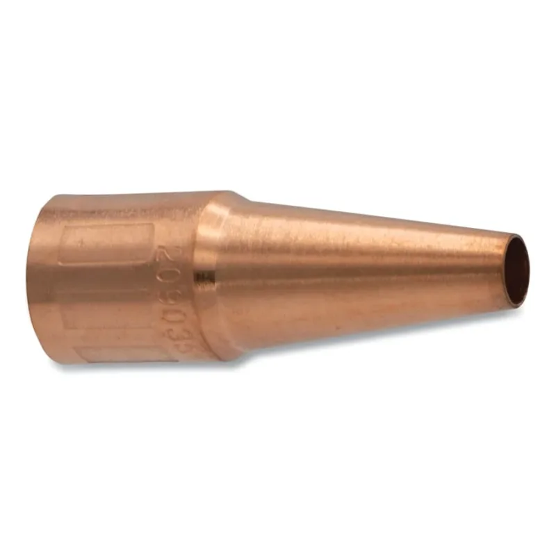 MIG Gun Nozzle, Heavy-Duty Tapered, 3/8 in, for Miller® FasTip™ Style, Copper
