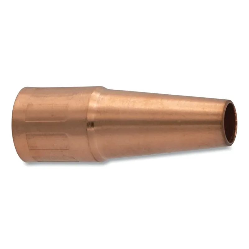 MIG Gun Nozzle, Heavy-Duty Tapered, 1/2 in, for Miller® FasTip™ Style, Copper