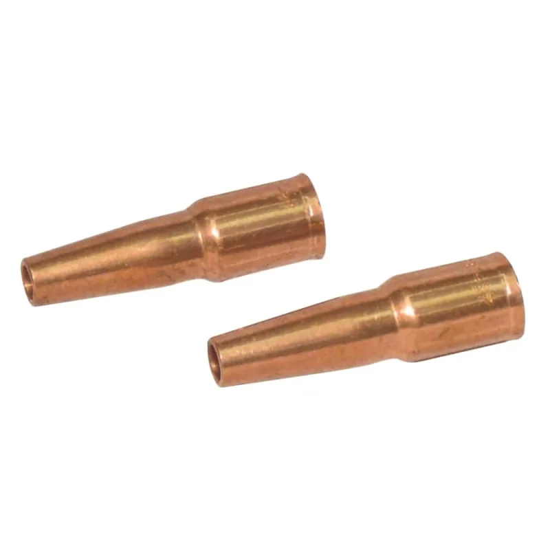 MIG Gun Nozzle, 1/8 in Recess, 3/8 in Bore, Best Welds® 250/400, Tweco® Style 23, Copper