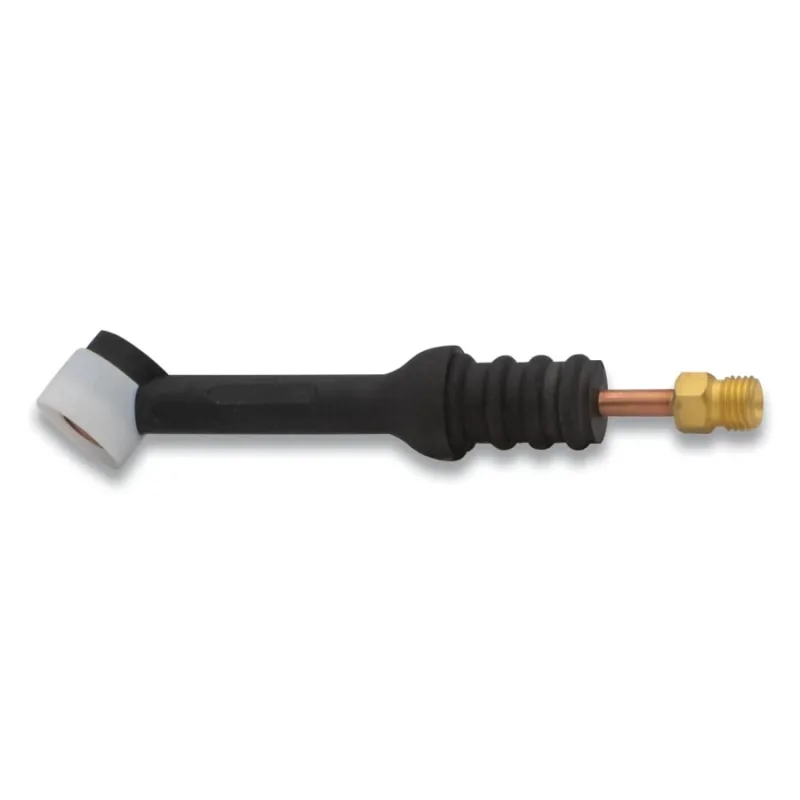 TIG Torch Body, Air Cooled, 80 A, Rigid Head, 60°, For 24 Torch