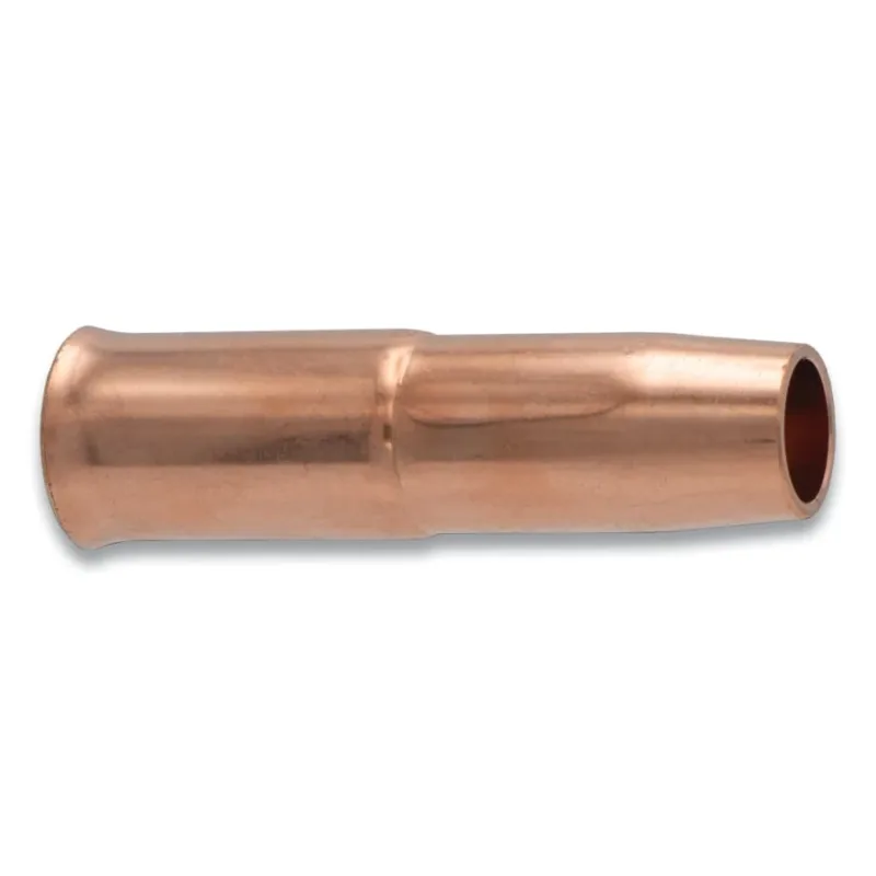 MIG Gun Nozzle, Adjustable, 5/8 in Bore, For Tweco® Style 24A, Copper