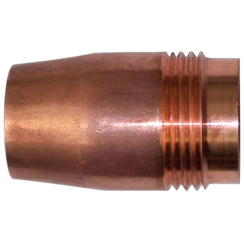 MIG Gun Nozzle, 5/8 in Bore, Tweco® Style 24AH, Adjustable, Copper