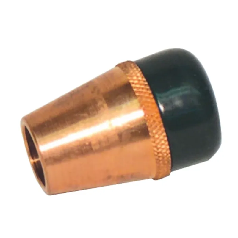 MIG Gun Nozzle, 1/2 in Bore, Flush, Tweco® Style 24CT, Coarse Thread, Copper