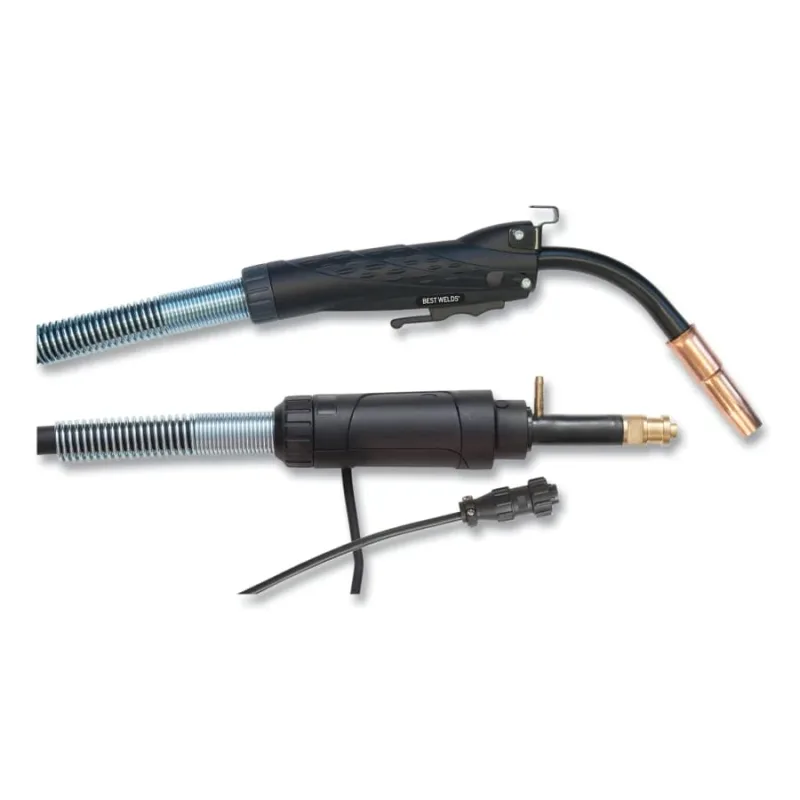 MIG Gun For Tweco® Consumables, 250 A, 15 ft, Lincoln® Connector, 0.030 in to 0.035 in Wire