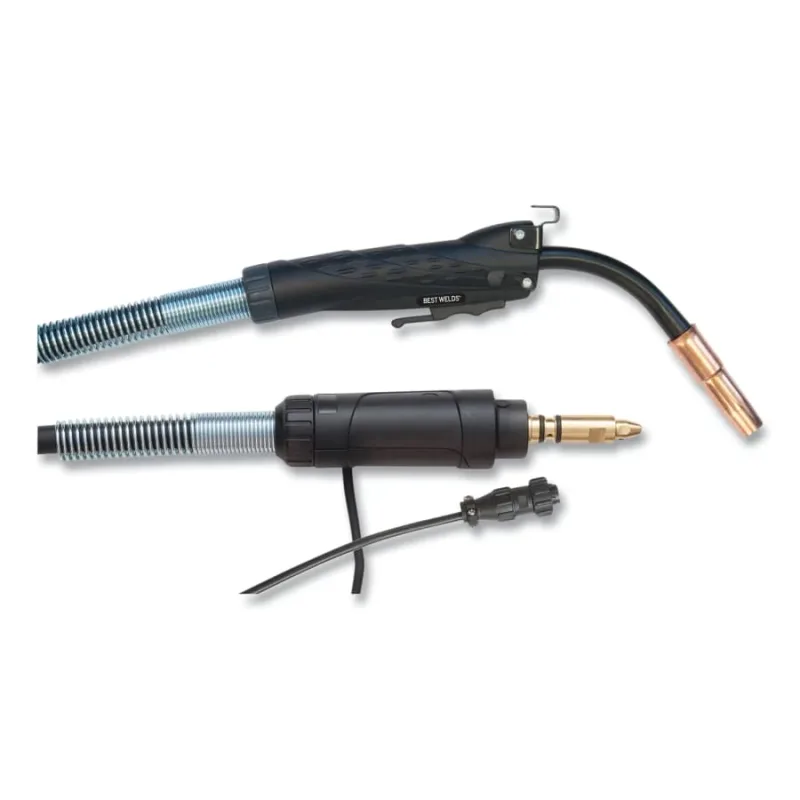 MIG Gun For Tweco® Consumables, 250 A, 15 ft, Miller® Connector, 0.035 in to 0.045 in Wire