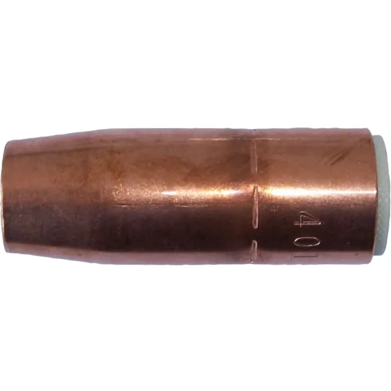 MIG Gun Nozzle, 1/8 in Recess, 5/8 in Bore, Tregaskiss® Style, Heavy-Duty, Insulated, Copper