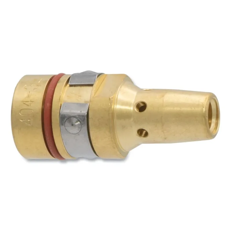 Nozzle Retainer/Diffuser, Brass, Converts Lincoln® Magnum® Pro to Best Welds® Heavy Duty Tip, Tregaskiss® Style