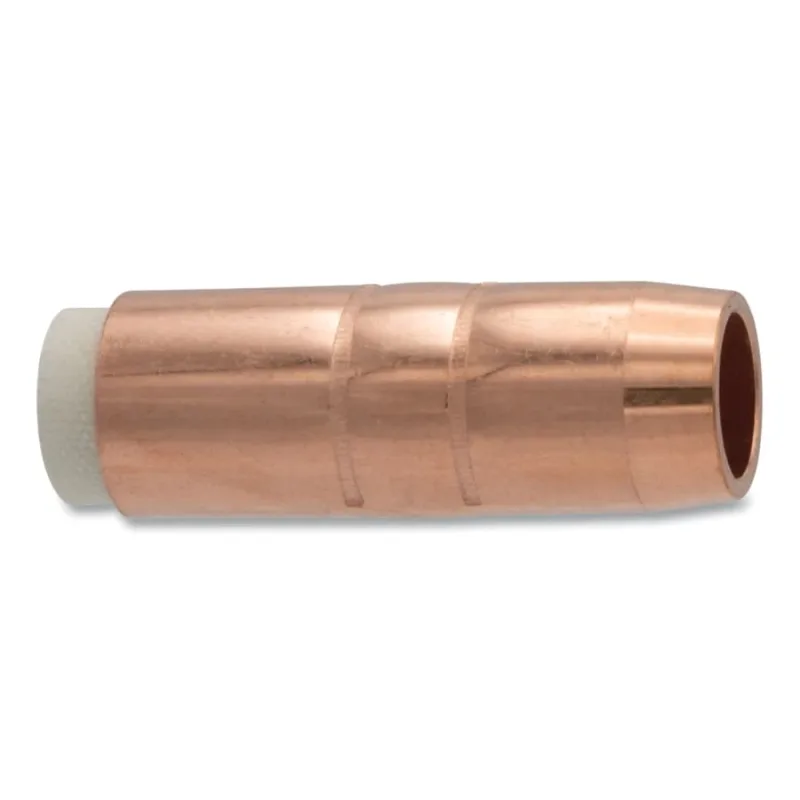 MIG Gun Nozzle, 5/8 in Bore, Copper, Bernard® Style, Heavy-Duty, Insulated, Copper