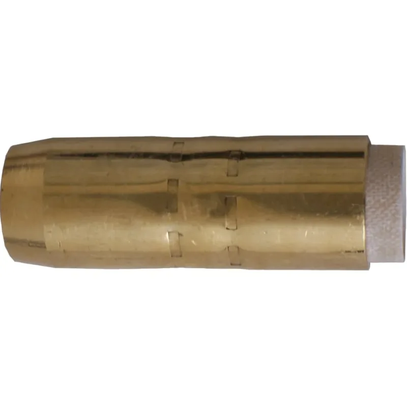 MIG Gun Nozzle, 3/4 in Bore, Brass, Bernard® Style, Heavy-Duty, Insulated, Brass