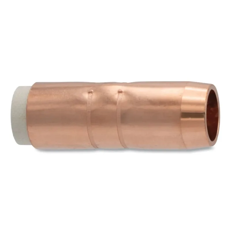 MIG Gun Nozzle, 3/4 in Bore, Copper, Bernard® Style, Heavy-Duty, Insulated, Brass