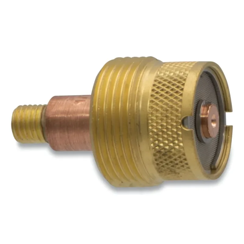 Gas Lens Collet Body, 1/16 in, Used on 18, 20, 22, 24W, 25 Torches, Large Stubby
