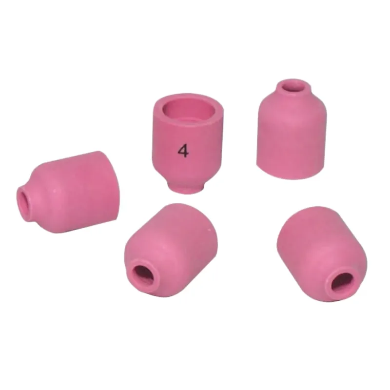 Alumina Nozzle TIG Cup, 1/4 in, Size 4, For Torch 9, 20, 22, 25, Small Gas Lens, 1 in