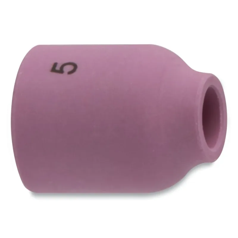 Alumina Nozzle TIG Cup, 5/16 in, Size 5, For Torch 9, 20, 22, 25, Small Gas Lens, 1 in