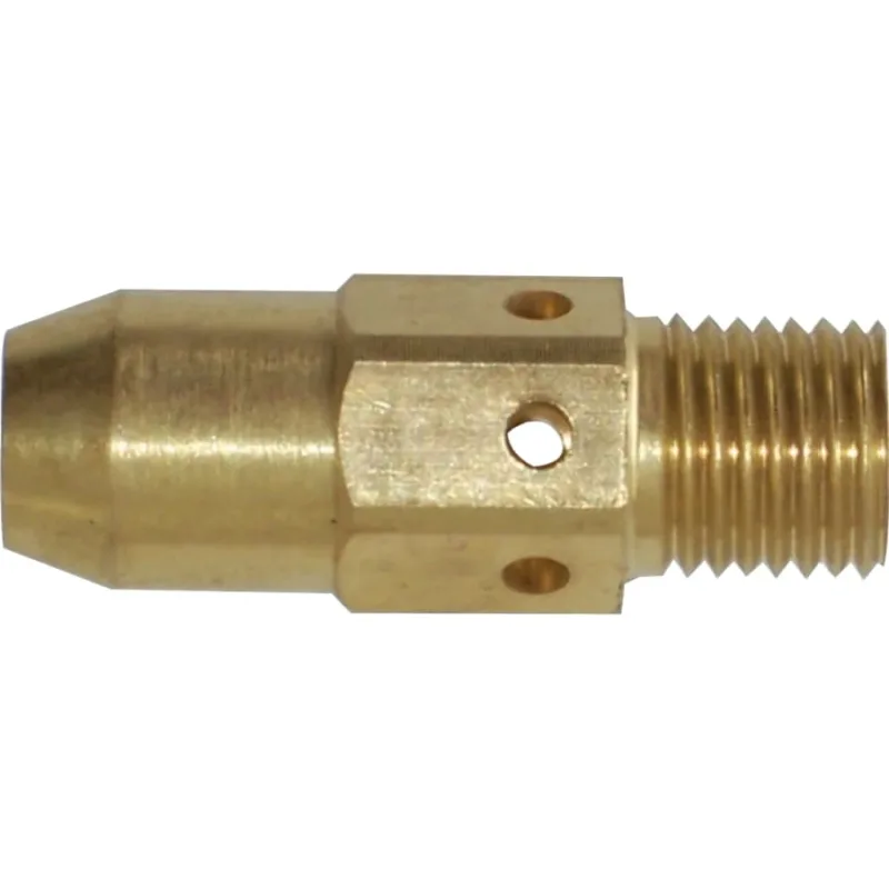 MIG Gun Nozzle Retainer and Diffuser, Brass, 400 A, For Best Welds® Tweco® Style No 2, 4 MIG Guns