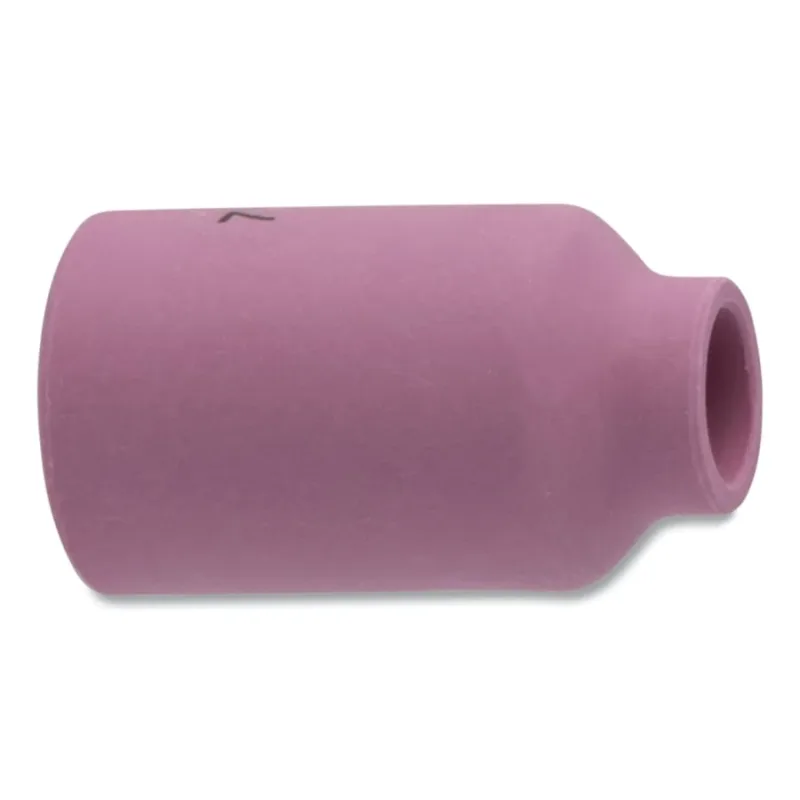Alumina Nozzle TIG Cup, 7/16 in, Size 7, For Torch 17, 18, 26, Gas Lens, 1-5/8 in