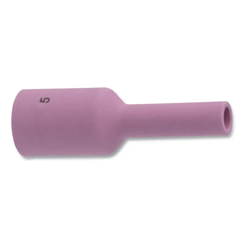 Alumina Nozzle TIG Cup, 5/16 in, Size 5, For Torch 17, 18, 26, Large Gas Lens Long, 3 in