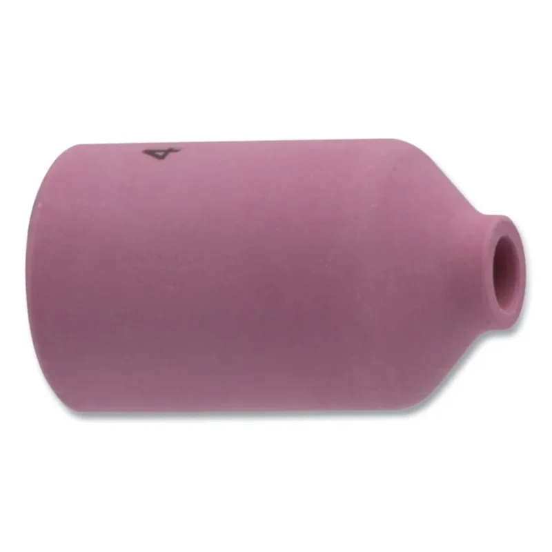 Alumina Nozzle TIG Cup, 1/4 in, Size 4, For Torch 17, 18, 26, Gas Lens, 1-5/8 in