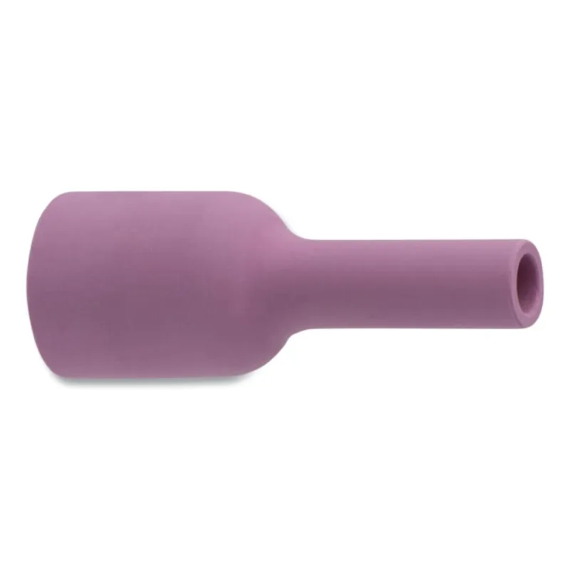 Alumina Nozzle TIG Cup, 3/8 in, Size 6, For Torch 9, 17, 18, 20, 22, 25, 26, 27, Large Gas Lens, 3-1/4 in