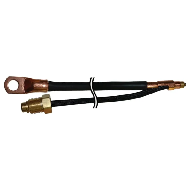TIG Power Cable, For 9, 9FMT, 17, 17FMT, 24FMT, 150M Series Torches, 25 ft, 2-Pc, Braided Gas Hose