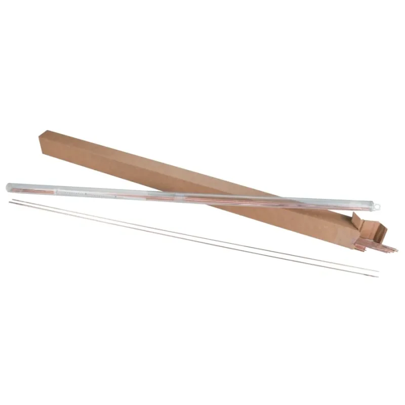 ER70S2-36 TIG Welding Rod, 1/8 in dia, 36 in Long, Carbon Steel, 1 lb