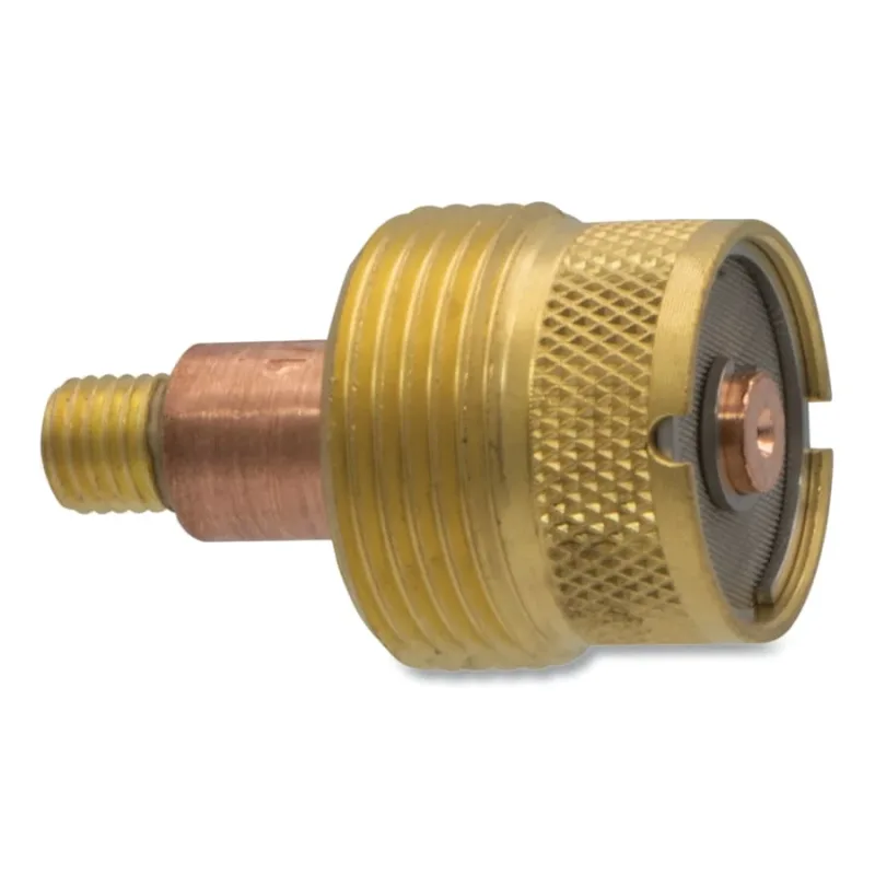 Gas Lens Collet Body, 1/8 in, Used on 9, 20 Torches, Stubby