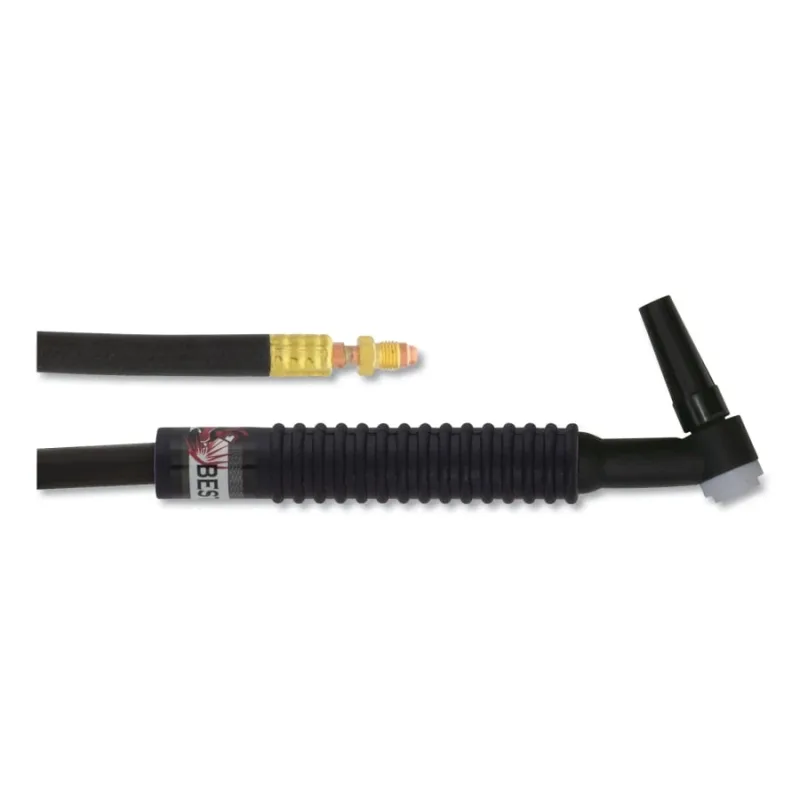9F TIG Torch Package, Air Cooled, 125 A, Flex Head, 1-Pc 25 ft Cable, Rubber