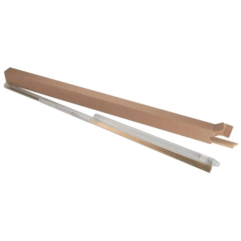 A5.8 Low Fuming Bronze Filler Metal, 3/32 in dia x 36 in L, Bare, 1 lb Tube