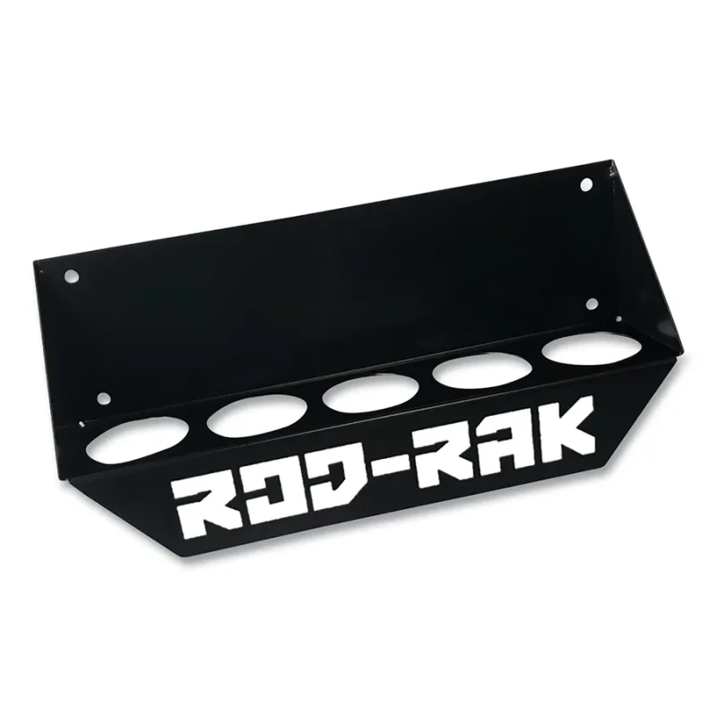 Rod-RAK Canister Storage Rack, Holds 5 ea 36 in Storage Tubes, 20.5 in L, Steel, Black