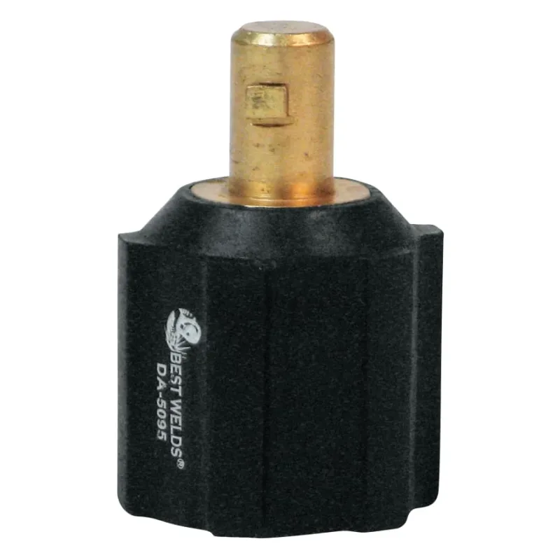 Dinse Connector, Euro to USA Adapter, Twist-Lock, 1/0 AWG to 3/0 AWG Cable Capacity