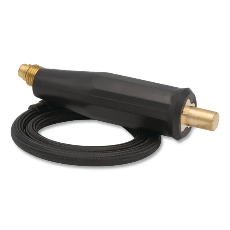 Dinse Connector, 0.508 in Gas Hole with 24 in Auxiliary Hose, Used with 9 and 17 Torches