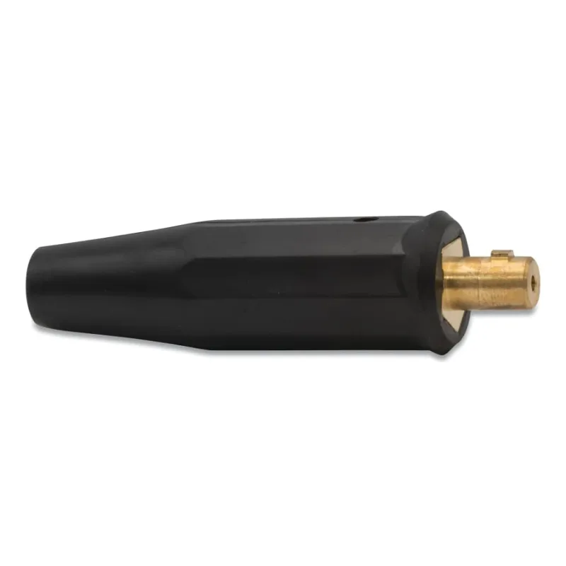 Dinse In-Line Connector, 0.508 in Gas Hole, Used with 9 and 17 Torches