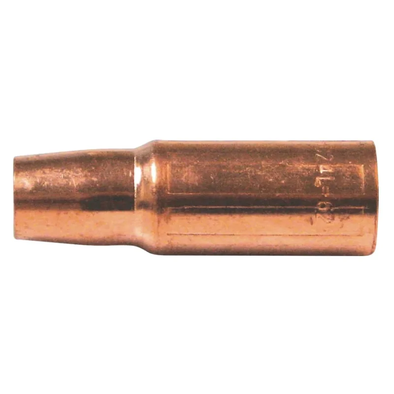 MIG Gun Nozzle, 5/8 in Bore, 1/8 in to 5/32 in Tip Recess, Self-Insulated Tapered Slip-On, Tweco® Style for Spray Master®