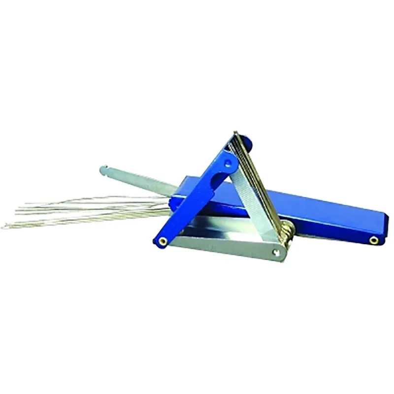 Tip Cleaner Set, King, 13 Steel Cleaners, Includes Aluminum and Stainless Steel Case/File