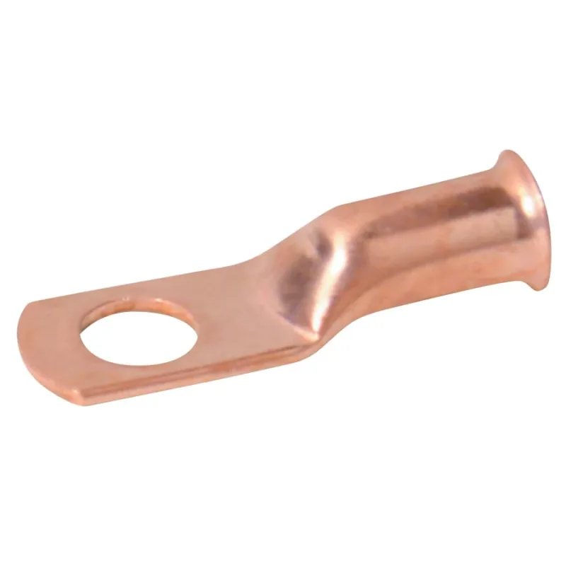 Solder On Lug, 17/32 in Stud Hole, 0.461 in Barrel, #6 AWG to #2 AWG Cable Capacity